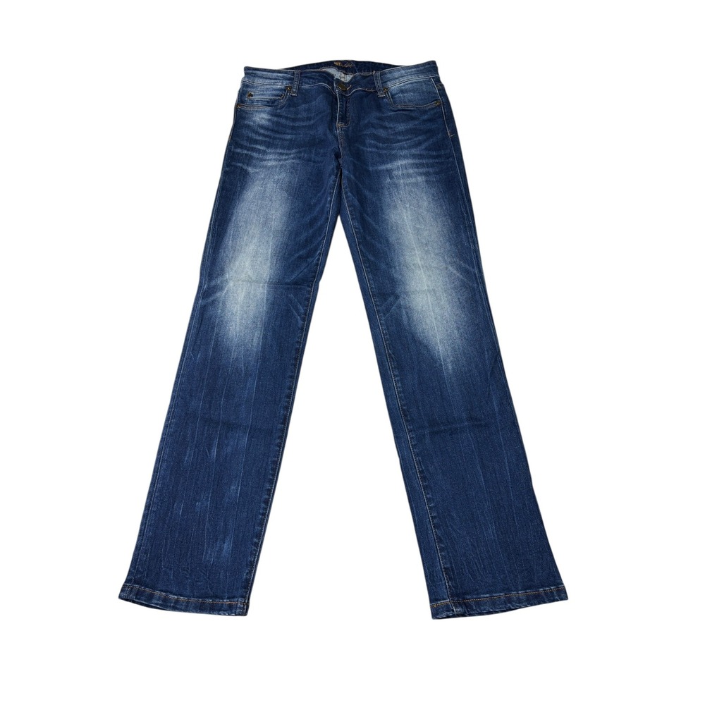 Kut from the Kloth Straight Leg Jeans Blue Wash KP494MM7SF Womens Size 8 W32XL30